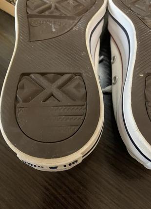 Кеди converse білі 37 р. оригінал мають недоліки5 фото