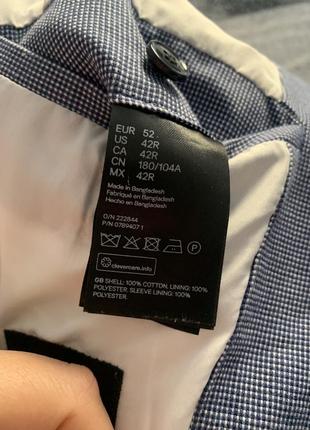 Пиджак стильный модный на локтях нашивки от фирмы h&amp;m eur 52 котон 100%3 фото