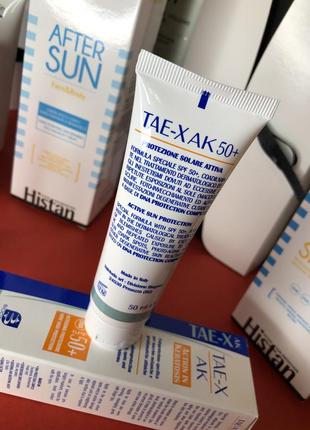 🧡☀️☀️ сонцезахисний крем spf-50+ для чутливої шкіри 😊 tae-x ak biogena2 фото