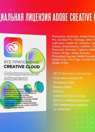 Adobe creative cloud лицензия подписка2 фото