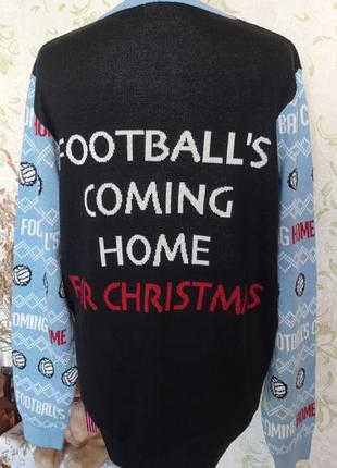 Джемпер футбол возвращается в дом merry christmas 🎄🎁🎄3 фото