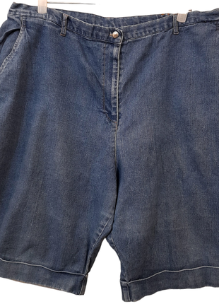 Женские джинсовые шорты большого размера4 фото