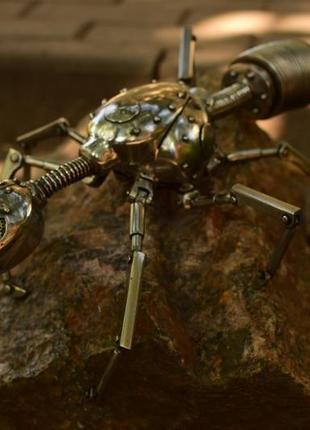 Механический муравей из нержавеющей стали в стиле стимпанк2 фото