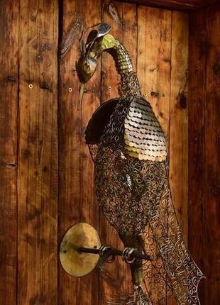 Скульптура жарптицы,птаха фенікс4 фото