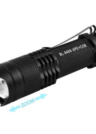 Ліхтар світлодіодний police bl-8468 li-ion zoom бокове підсвічування micro usb2 фото