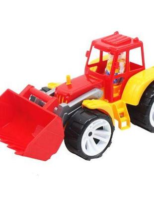 Пластикова іграшка "трактор", червоний [tsi193400-тsі]