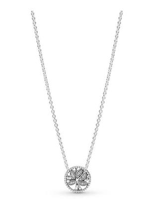 Серебряное колье  "древо жизни" 397780cz