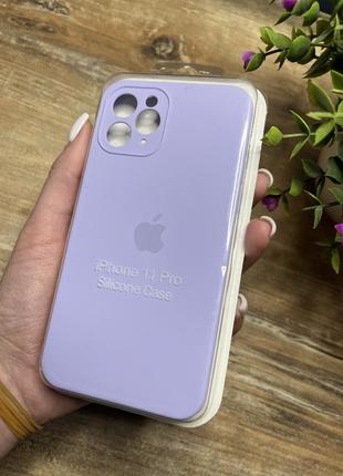 Чехол на iphone 11 pro про квадратные борты чохол на айфон silicone case full camera на apple айфон