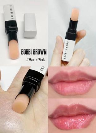 Оригинальный бальзам для губ с пигментом bobbi brown extra lip tint bare pink2 фото