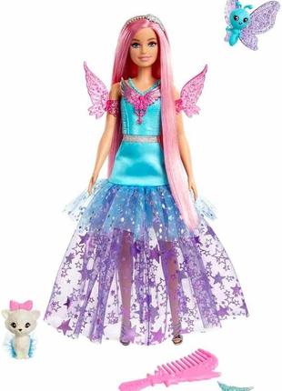 Кукла барби малолетия в сказочном платье barbie malibu a touch of magic