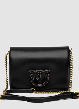 Сумка  baby love bag click puff in nappa black leather