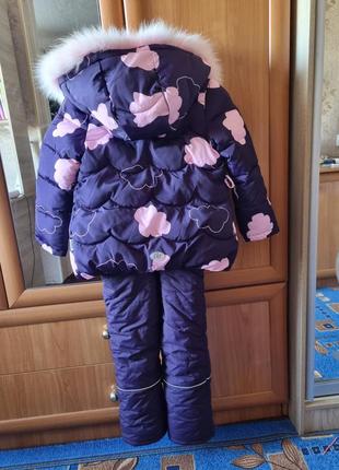 Зимний костюм для девочки 5-6 лет2 фото