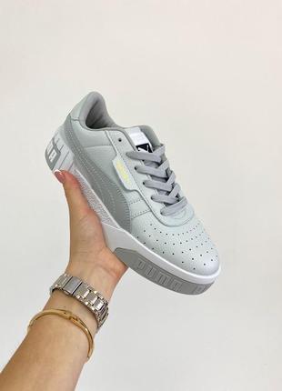 Женские кроссовки puma cali grey распродаж6 фото