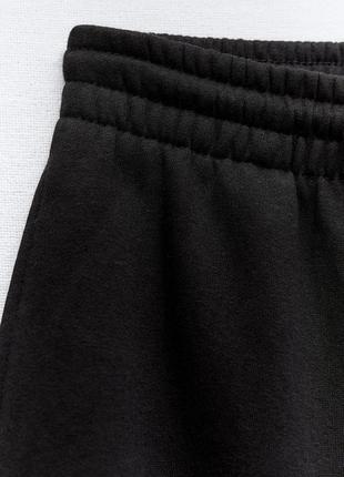 Базовые штаны zara plush basic jogger trousers5 фото