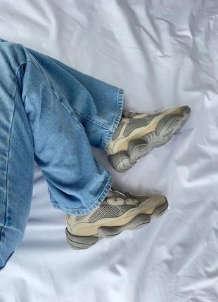 Женские adidas yeezy 500 'clay brown'6 фото