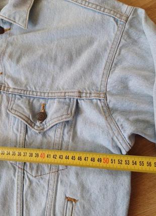 Куртка джинсова  вінтажна рідкісна  vintage голубий колір levi's 70507- 0211  size s  made in u.s.a3 фото