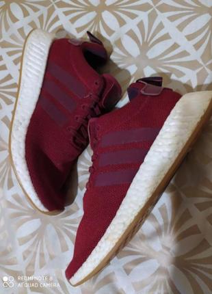 Оригинальные кроссовки adidas nmd boost bordo 20172 фото