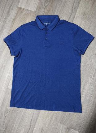 Мужская синяя футболка / primark / поло / мужская одежда / чоловічий одяг /