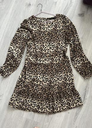 Леопардовое платье 280 гр
