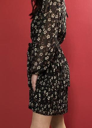 Красивое шифоновое платье цветочный принт4 фото