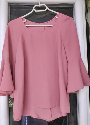 Блузка женская пудрового цвета