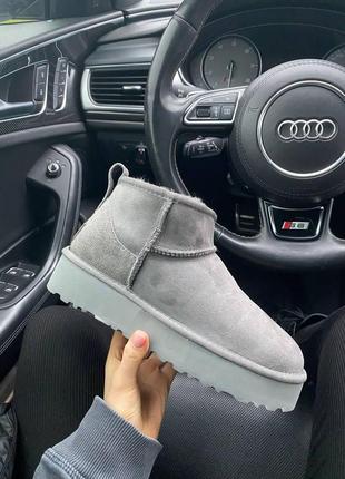 Ugg ultra mini platform grey  bas1106