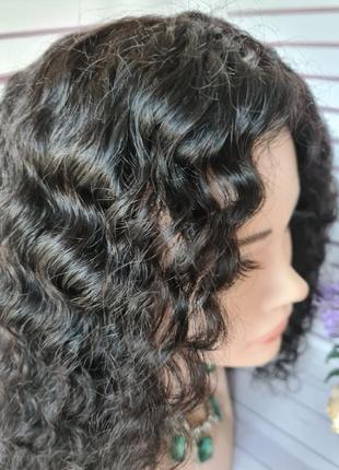 Шикарный парик кудрявый фабричный 100% натуральный волос.6 фото