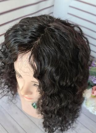 Шикарный парик кудрявый фабричный 100% натуральный волос.3 фото
