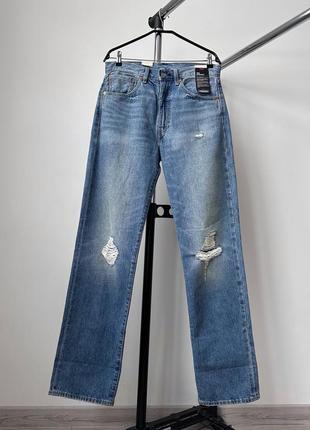Чоловічі джинси штани мужские джинсы штаны levi’s 50’s straight fit distressed denim jeans vintage 501 levis2 фото