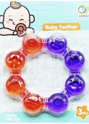 Прорізувач із водою "baby teether " [tsi212390-тsі]