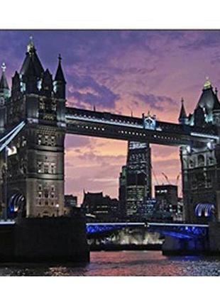 Алмазна мозаїка "вечірній тауерський міст" 30х40 см [tsi233744-тsі]