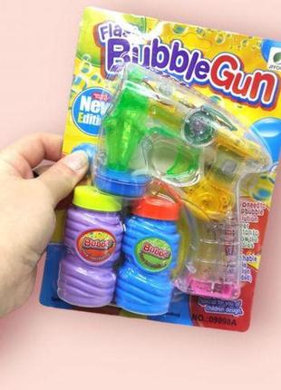 Пистолет с мыльными пузырями "bubble gun" [tsi237211-тsі]2 фото