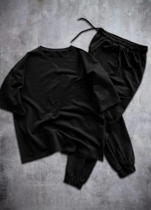 Унісекс костюм - оверсайз футболка+штани.1 фото
