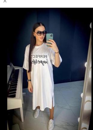 🔥стильне😁 плаття футболка бавовна туреччина якість1 фото