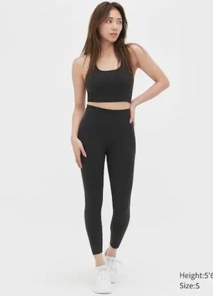 Uniqlo лосіни лосини жіночі легінси для спорту з карманами airism лонг