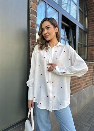 1014 блуза сердечко