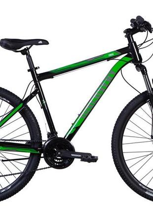 Велосипед st 27.5" discovery trek, am, dd, рама 19,5" чорний з зеленим (ops-dis-27.5-056)1 фото