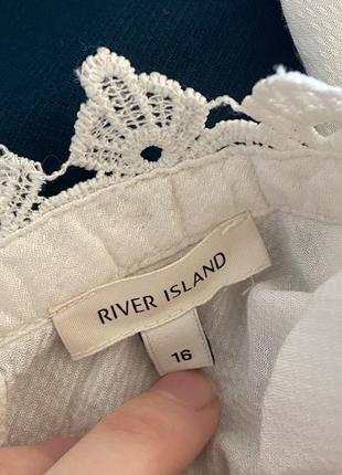 Блуза с кружевом river island4 фото