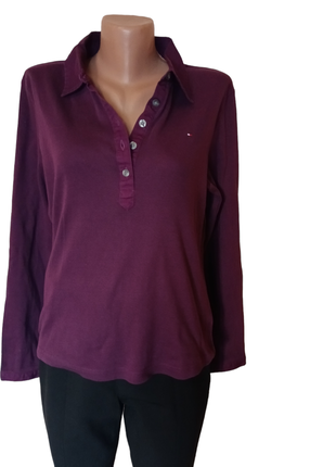 Жіноча трикотажна рубашка-поло tommy hilfiger