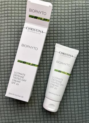 Денний крем christina bio phyto ultimate defense tinted day cream spf 20