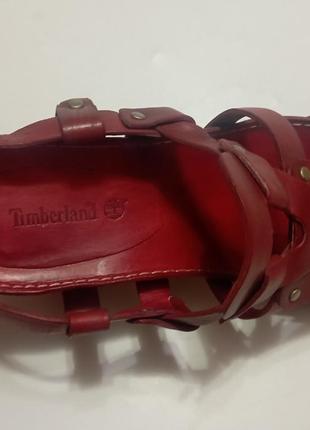 Кожаные босоножки timberland.4 фото