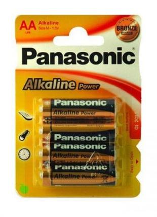 Батарейки panasonic lr6 aa alkaline 4 шт (bat020)