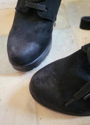Ботинки ботинки сапожки деми каблук на молнии молнии 38 39 размер2 фото
