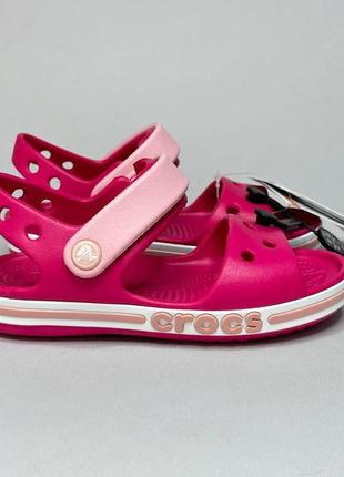Детские босоножки crocs bayaband crocband, кроксы сандалии crocs размеры 24-35 оригинал