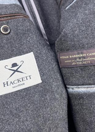 Hackett mayfair wool flannel blazer jacket піджак блейзер6 фото