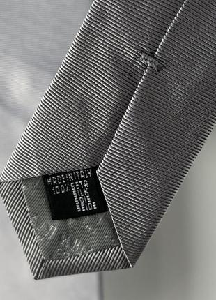 Armani silk tie made in italy люкс краватка галстук армані оригінал італія шовк класичний стиль4 фото