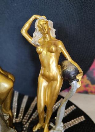 Фигурка статуэтка афродита, венера в золоте, миниатюра эротическая6 фото