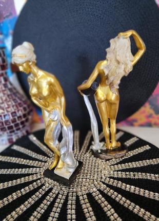 Фигурка статуэтка афродита, венера в золоте, миниатюра эротическая5 фото