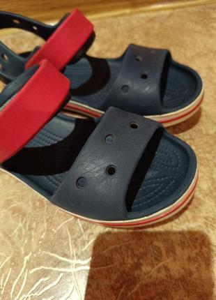 Сандалии босоножки crocs crocband sandal j14 фото