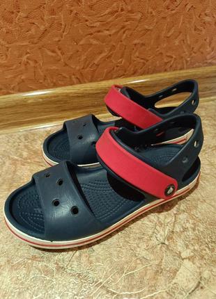 Сандалии босоножки crocs crocband sandal j17 фото